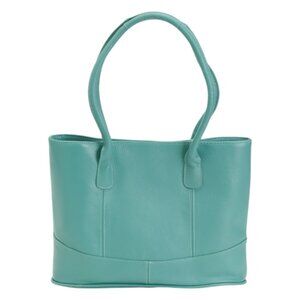 AMERILEATHER Leather Triple Compartment Tote